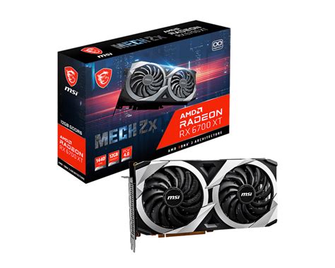 Radeon™ RX 6700 XT MECH 2X 12G OC | Graphics Card | MSI Global