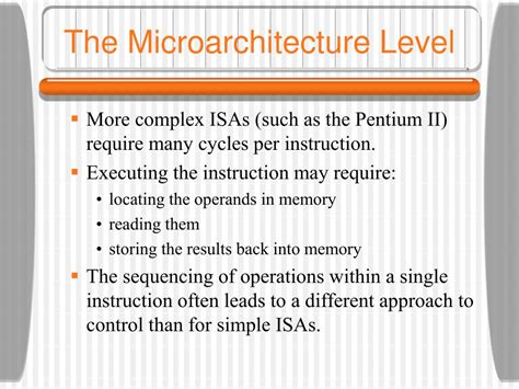 PPT - The Microarchitecture Level PowerPoint Presentation, free download - ID:138882