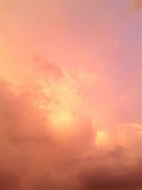 Pink clouds | Peach aesthetic, Orange aesthetic, Peach wallpaper