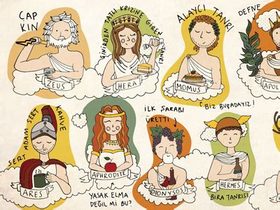 Greek Gods for Oburus Momus by Duru Eksioglu on Dribbble