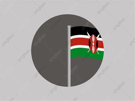Kenya Flag Vector Art PNG, Kenya National Flag Vector Illustration, Election, Politic, Flag PNG ...