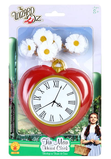 Tin Man Heart Clock