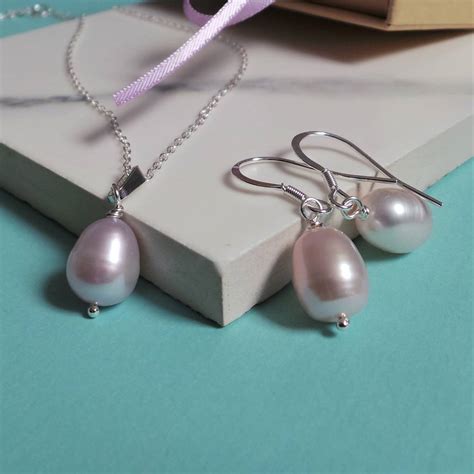 Pink Freshwater Pearl Earrings By Shropshire Jewellery Designs | notonthehighstreet.com