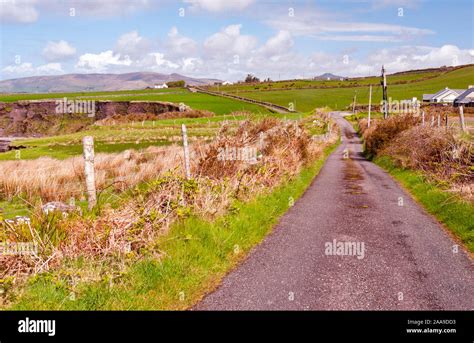 Scenery of Ring of Kerry near Waterville, County Kerrry, Ireland Stock ...