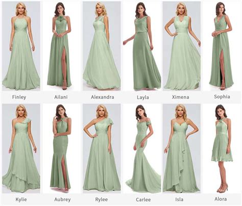 Sage green bridesmaid dress | Dresses Images 2022