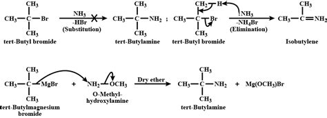 (i) tert-Butylamine cannot be prepared by the action of NH_3 on tert ...