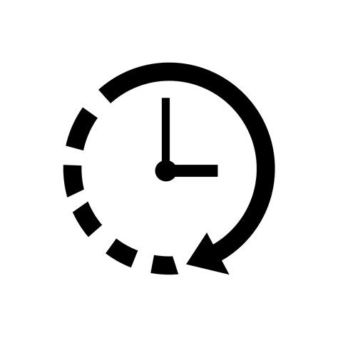 Clock icon symbol sign 633173 Vector Art at Vecteezy