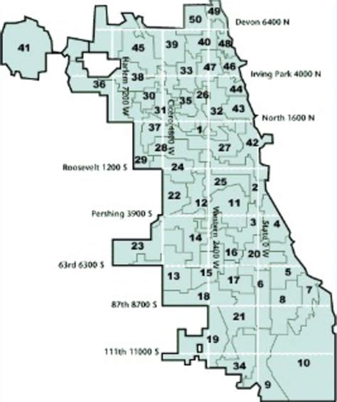 47th Ward Chicago Map And Zip Code - Map