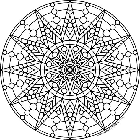 Sun mandala to print and color | Mandala printable, Mandala coloring ...