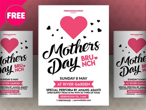Happy Mothers Day Flyer Free Psd | free psd | UI Download