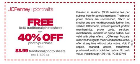 offers/LNSS_coupon | Jcpenney portraits, Coupons, Offer