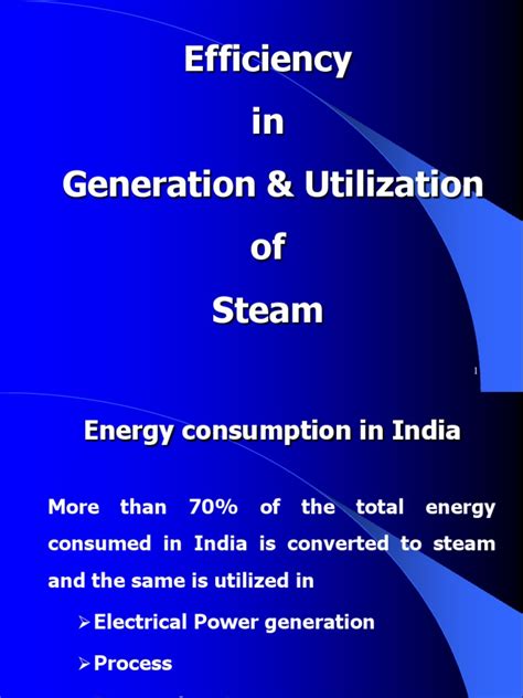 Optimizing Efficiency in Steam Generation and Utilization Through ...