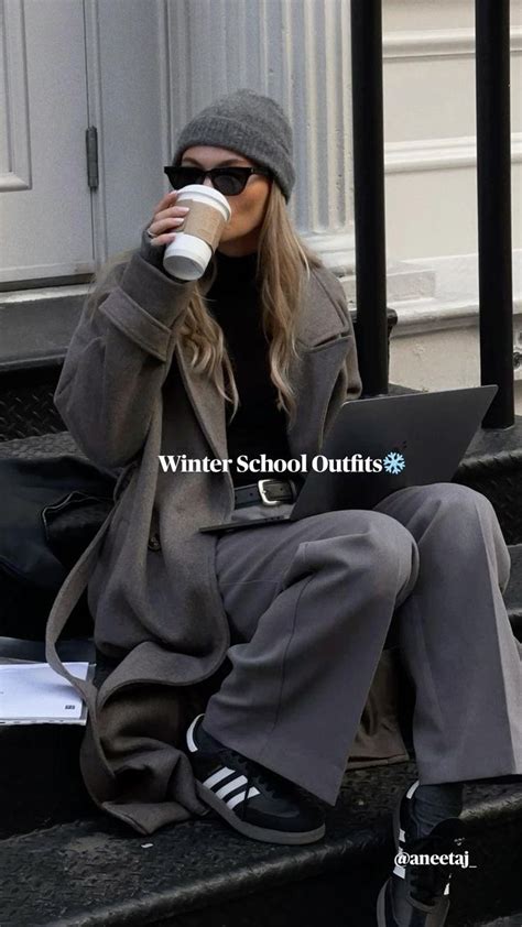 Winter School Outfits ️ | Casual outfits, Winter fashion outfits ...