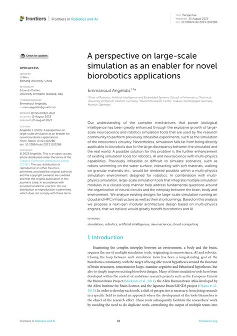 (PDF) A perspective on large-scale simulation as an enabler for novel ...