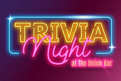 Trivia Night @ The Union Bar [FULLY BOOKED] | The American Club