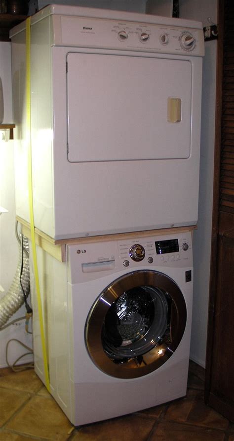 Stack Washer and a Dryer | Small laundry room organization, Laundry ...