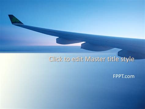 Free Airplane Wing PowerPoint Template - Free PowerPoint Templates