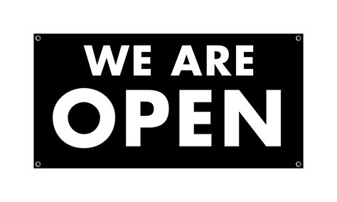 We Are Open Banner We're Open for Business We Are Open - Etsy