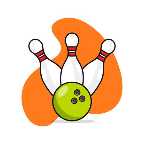 Bowling Ball and Pins Royalty Free Stock SVG Vector and Clip Art