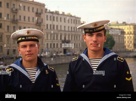 Portrait of two Russian sailors Stock Photo - Alamy