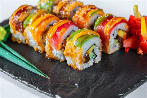 Sushi rainbow dragon - Creative Commons Bilder