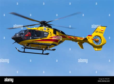 A Eurocopter EC135 helicopter of the Polish Medical Air Rescue Stock Photo - Alamy