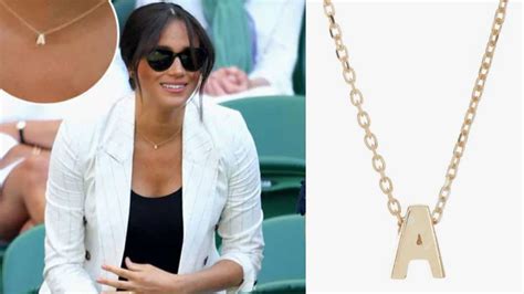 Loved Meghan Markle's initial necklace? Check out the $20 version on ...