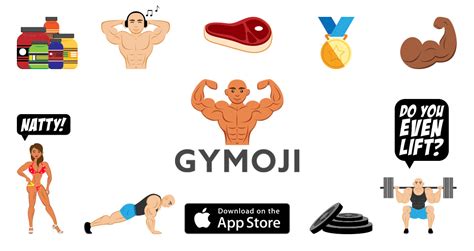 Gymoji's: The Ultimate Bodybuilding Emoji's For iPhone - Generation ...