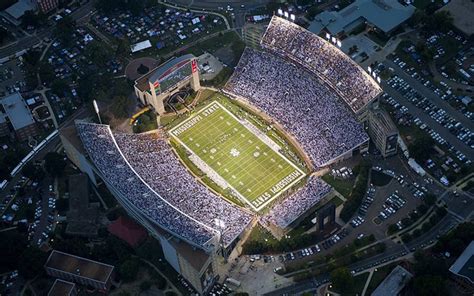 Davis Wade Stadium, home to the Mississippi State Bulldogs, Starkville ...