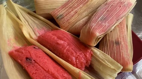 Tamales de Dulce 🍬 😋 - YouTube