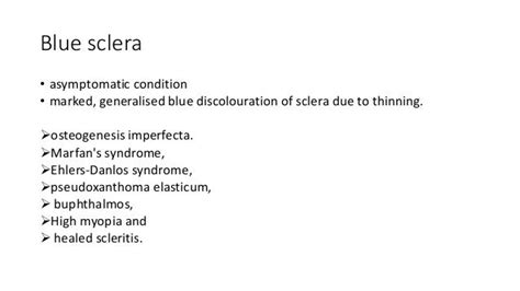 Diseases of sclera ppt ophthalmology