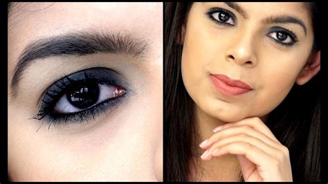 Smokey Eye using ONLY Kajal | Beginner Friendly | Makeup Tutorial - YouTube