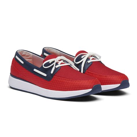 Breeze Wave Boat // Red Alert + Navy (US: 7) - Swims - Touch of Modern