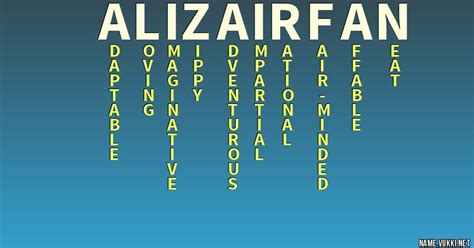 The meaning of aliza irfan - Name meanings