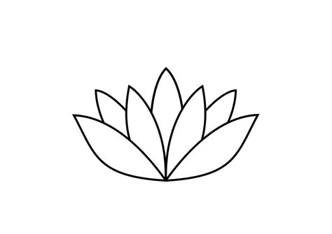 Lotus Flower Coloring Pages - Flower Coloring Page