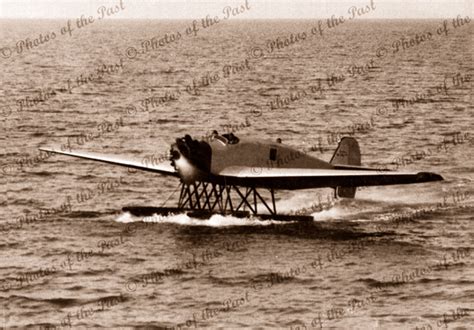 First W34 Junkers seaplane on water, Point Cook Vic. c1947- 48 – Photos of the Past