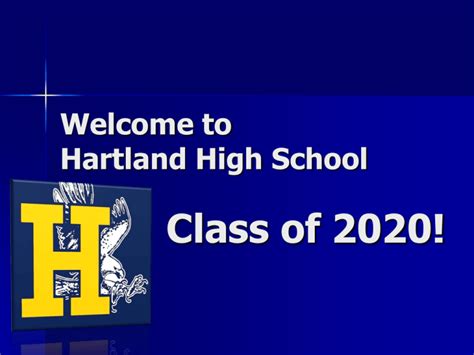 Class of 2020! Welcome to Hartland High School