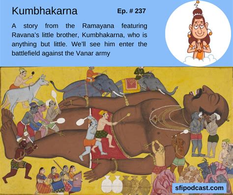 Ramayana - Kumbhakarna - Ep.237 - Stories From India Podcast