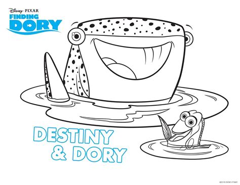 HappywithPrintables: Finding Dory Coloring pages