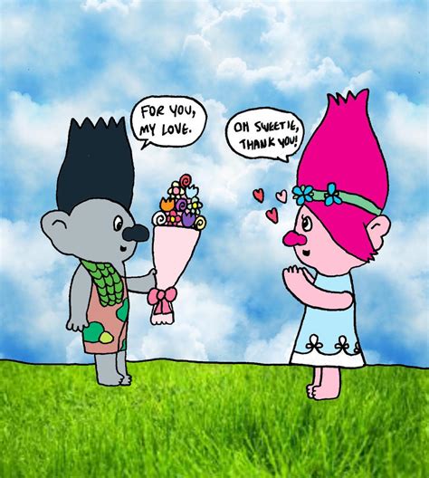 Branch and Poppy Love by katamariluv on DeviantArt