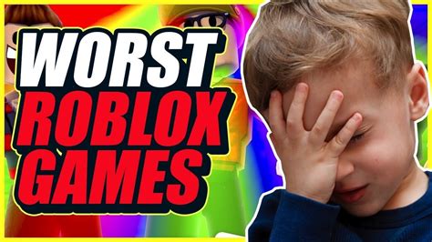 The Worst Roblox Games EVER - YouTube