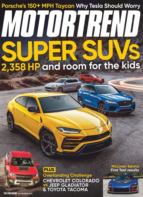 Motor Trend Magazine | A Look Into the Automotive World - DiscountMags.com