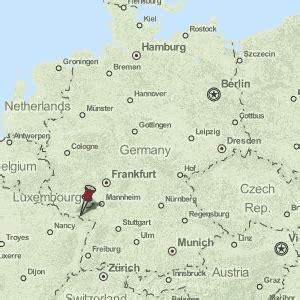 Zweibrücken Map Germany Latitude & Longitude: Free Maps