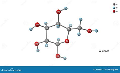 Structure Of L Glucose Glucose Linear Form Stock Photography | CartoonDealer.com #269294798