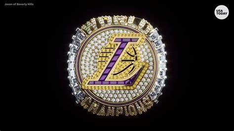 Los Angeles Lakers receive record breaking size NBA Championship rings