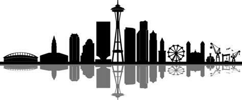 Seattle Skyline Silhouette Images – Browse 2,084 Stock Photos, Vectors ...