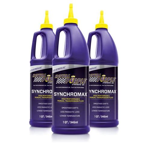 Royal Purple Synchromax Manual Transmission Fluid Kit - 3QT