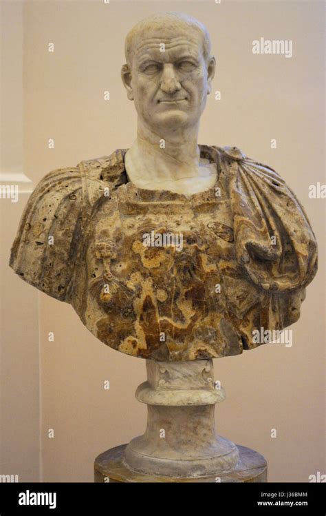 Vespasian (9-79 AD). Roman emperor. Flavian dynasty. Bust. 80 AD ...