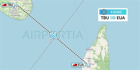 FJ2243 Flight Status Fiji Airways: Tongatapu to Eua Island (FJI2243)