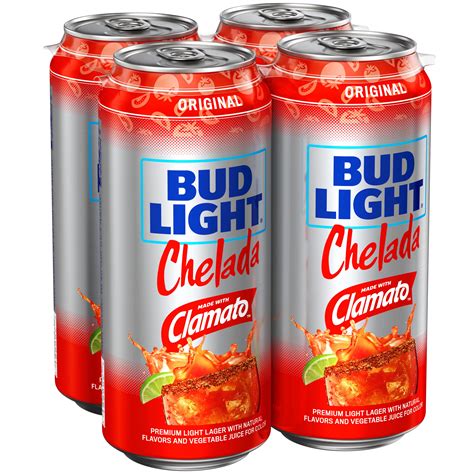 Bud Light Chelada Clamato with Salt and Lime Beer 16 oz Cans - Shop ...